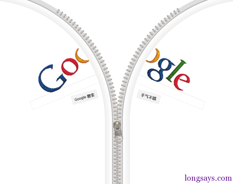 Google Doodle 纪念吉德昂·逊德巴克发明拉链
